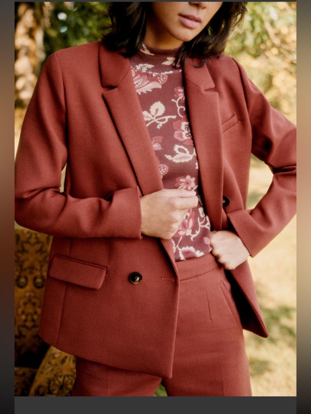 NWT Sezane Felix in Merveille Print - Picture 3 of 6